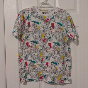 Knicker Bocker vintage designs geometric short sleeve tee size large...Unisex